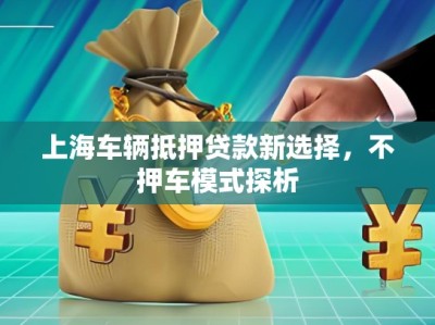 上海車輛抵押貸款新選擇，不押車模式探析